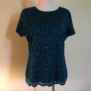 NWT-Calvin Klein Lacey Top Size Med. Brand New!